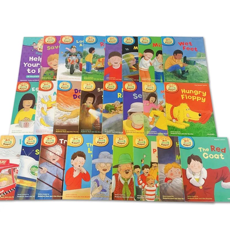 1 Set 25 Books 4-6 Level Oxford Reading Tree Biff, Chip&Kipper Practical Kids English Picture Book Educational for Children