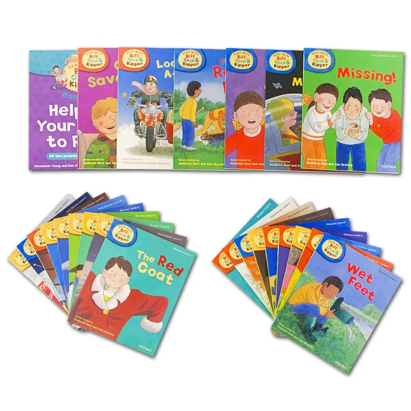 1 Set 25 Books 4-6 Level Oxford Reading Tree Biff, Chip&Kipper Practical Kids English Picture Book Educational for Children