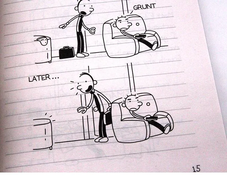 14 Books/Set Diary of a Wimpy Kid Comic Set Learning English Language Books for Children Kids Story Books in English