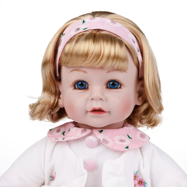 20 Inch Reborn Baby Doll 50 Cm Silicone Soft Lifelike Newborn Girl Doll Adorable Princess Dolls for Kids Toy