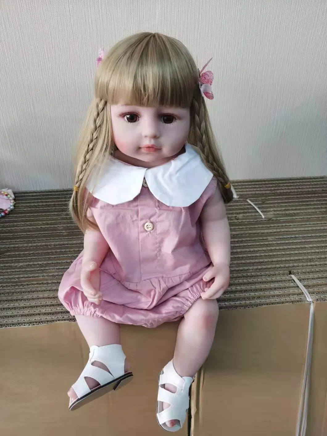 2021 New Arrival Children Toys Newborn Baby Doll Kids Toy Full Silicone Body Reborn Doll
