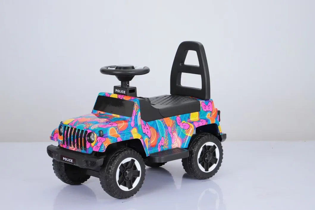 2021 New Kids Vehicle Toys Baby Ride on Car Children Play Toy with Umbrella an with Music Also Have Putters