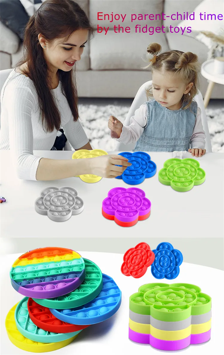 2021 New Style Silicone Toy Autism Special Needs Stress Reliever and Education Toys Red Hat Shape Fidget