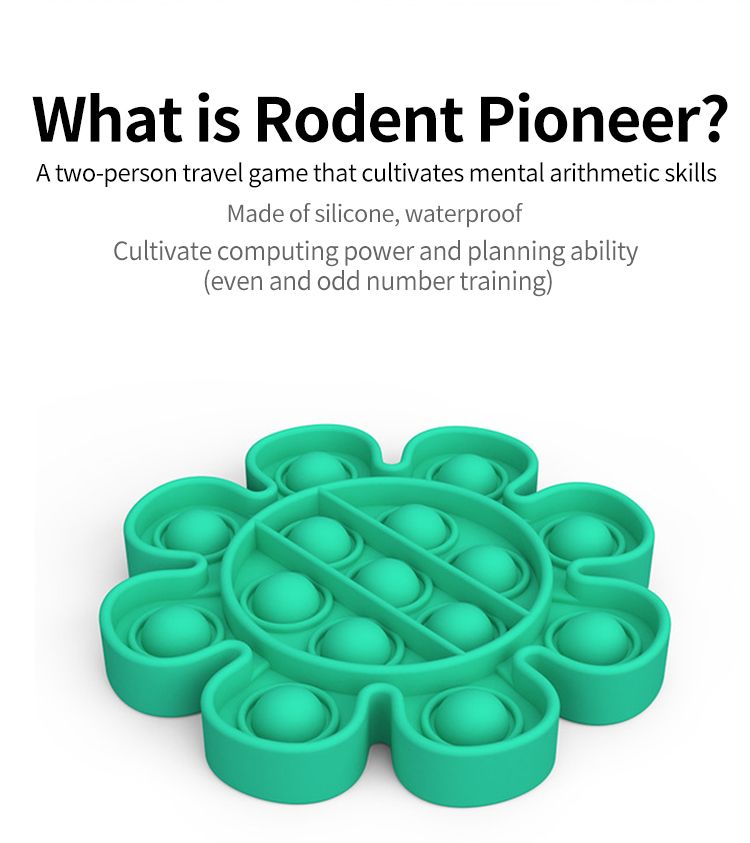 2021amazon Hot Selling Push Pop Bubbles Squeeze Sensory Toy Educational Toys Rodent Pioneer Fidget Toys