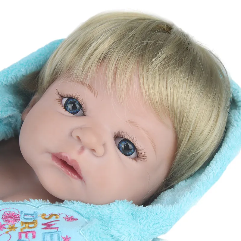 22inch Reborn Doll Babies Lovely Cool Boy Kids Best Birthday Playmates Gift