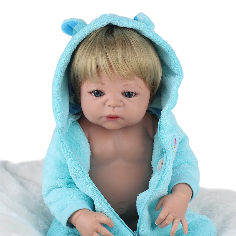 22inch Reborn Doll Babies Lovely Cool Boy Kids Best Birthday Playmates Gift