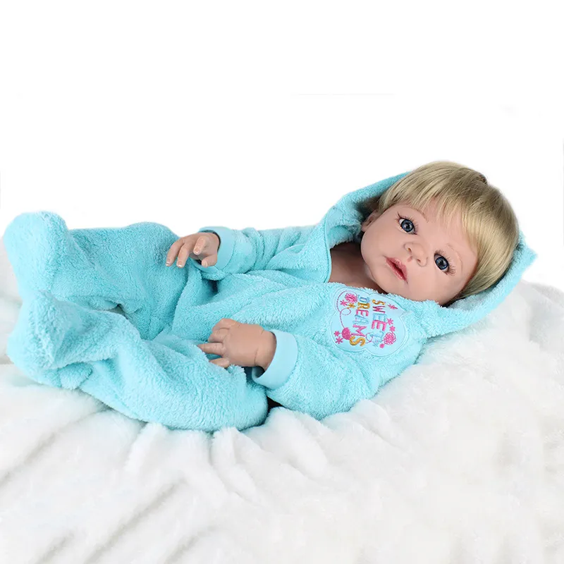 22inch Reborn Doll Babies Lovely Cool Boy Kids Best Birthday Playmates Gift