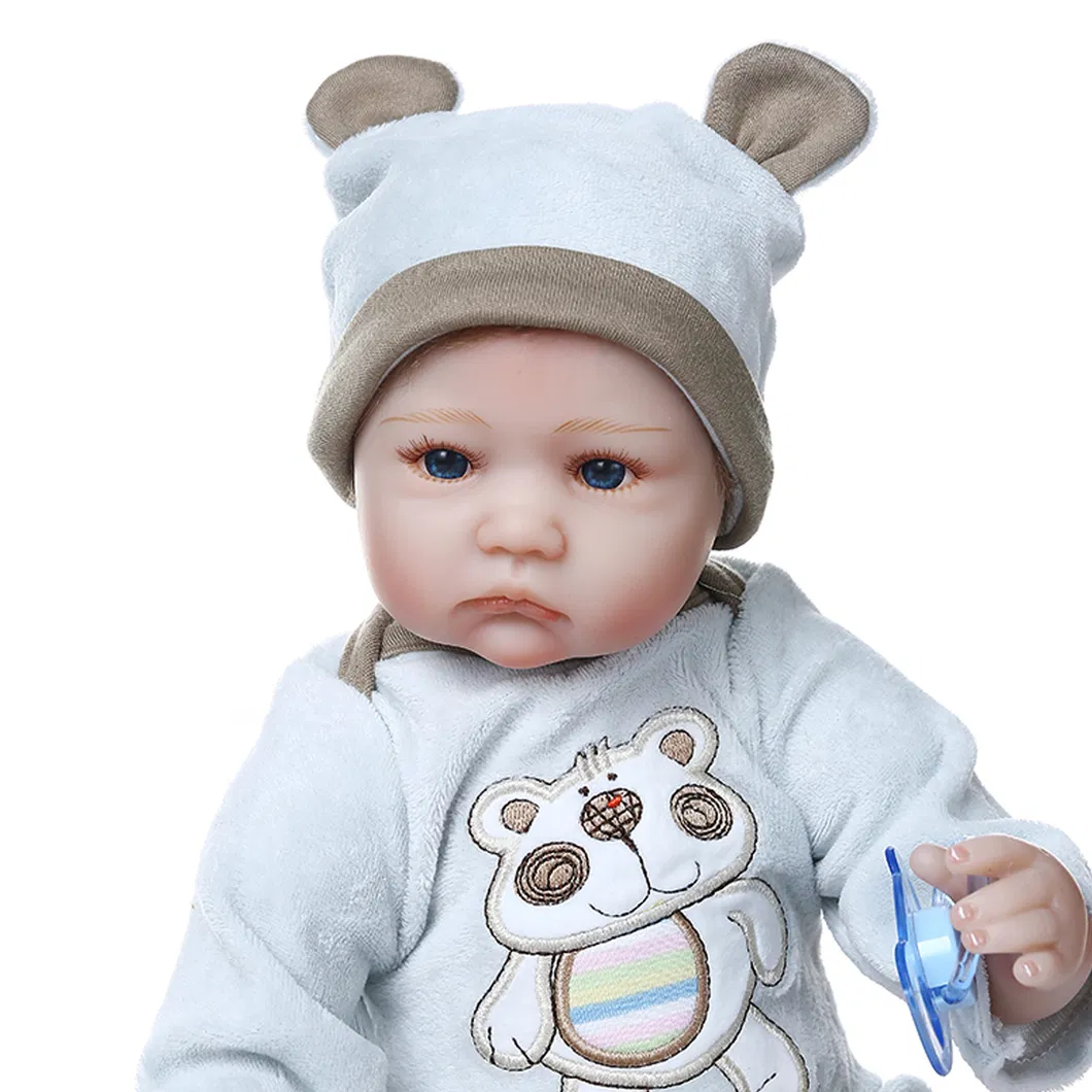 40cm Reborn Baby Preemie Doll Lifelike Little Boy Baby in Blanket Hand Rooted Hair High Quality Doll Collectibles