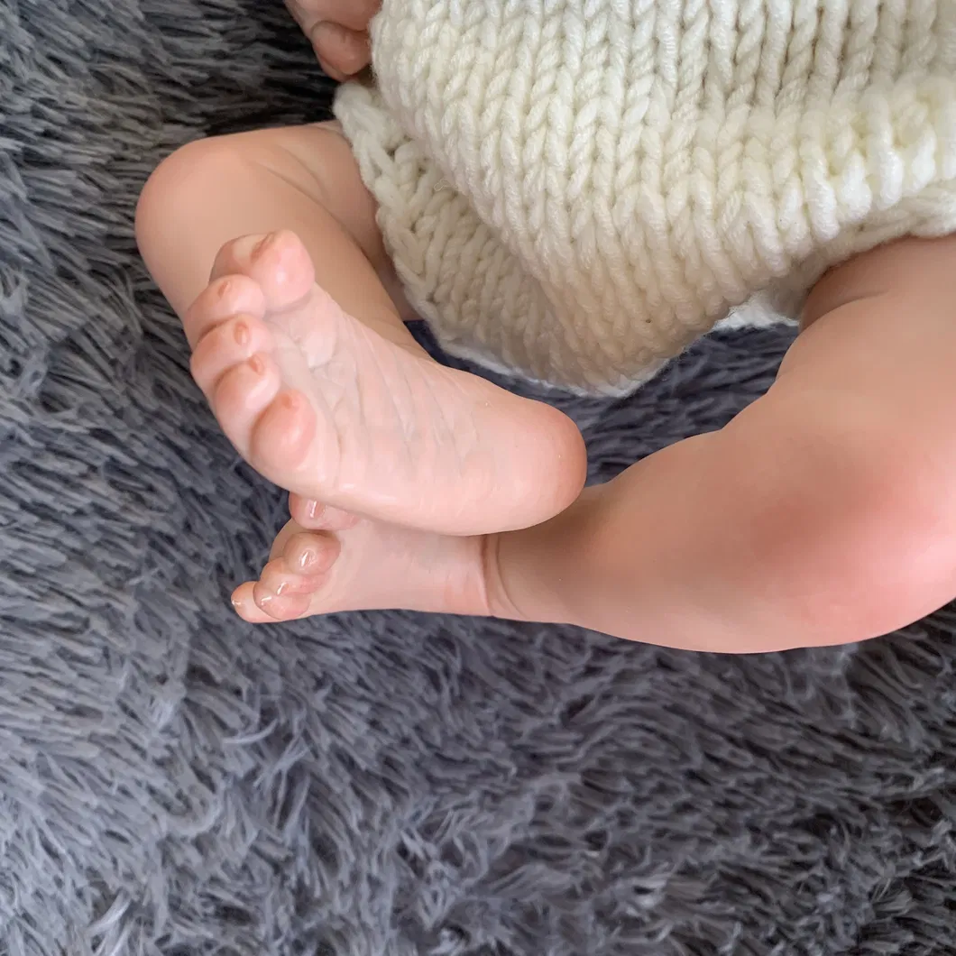 48cm Hand-Drawing Reborn Baby Doll Levi Premie Baby Boy Lifelike Real Soft Touch Cuddly Baby 100% Handmade Doll