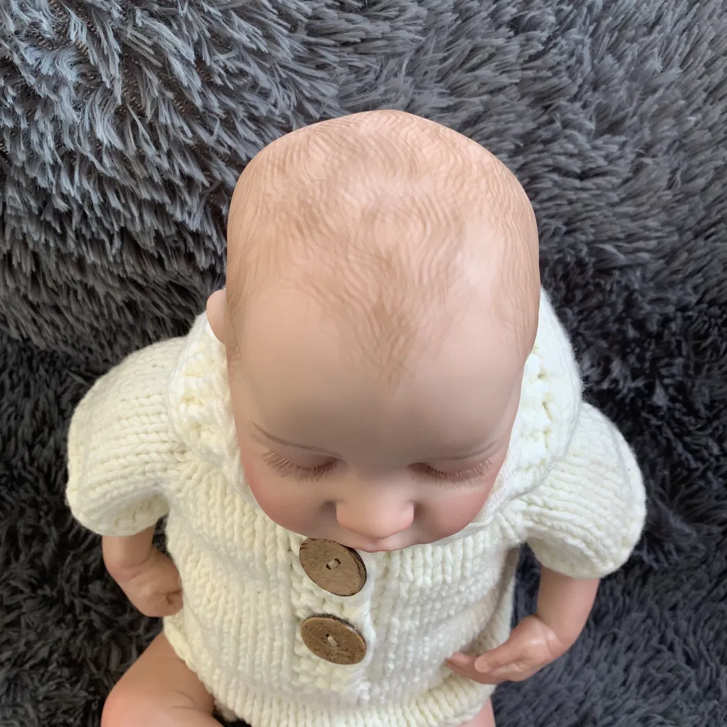 48cm Hand-Drawing Reborn Baby Doll Levi Premie Baby Boy Lifelike Real Soft Touch Cuddly Baby 100% Handmade Doll