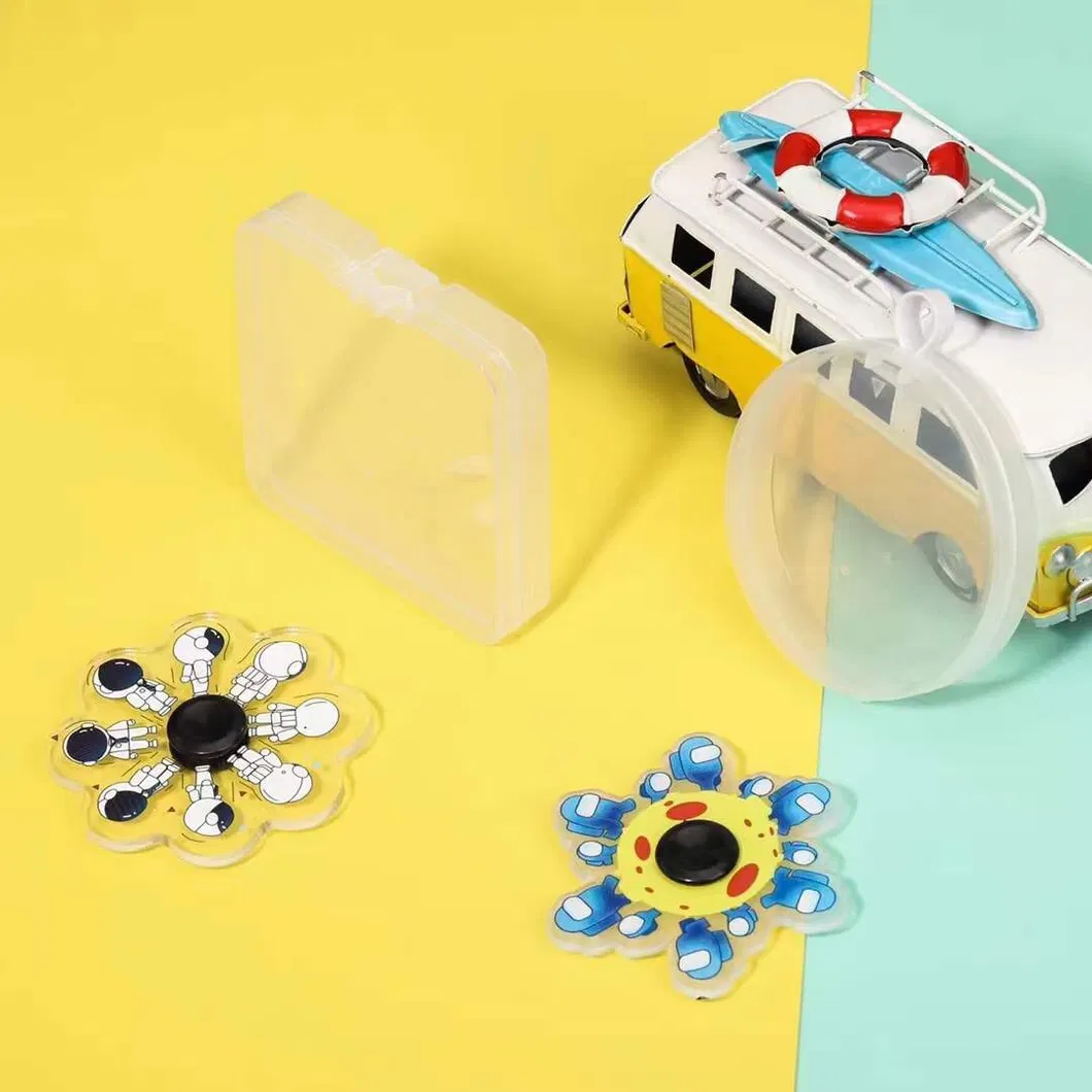 6 or 8 Leaves Pressure Release Novelty Design Fidget Spinner Finger Hand Toy Gyro