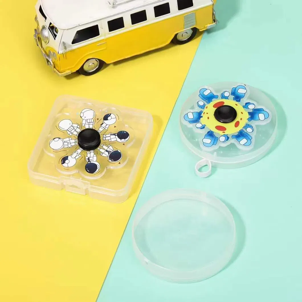 6 or 8 Leaves Pressure Release Novelty Design Fidget Spinner Finger Hand Toy Gyro