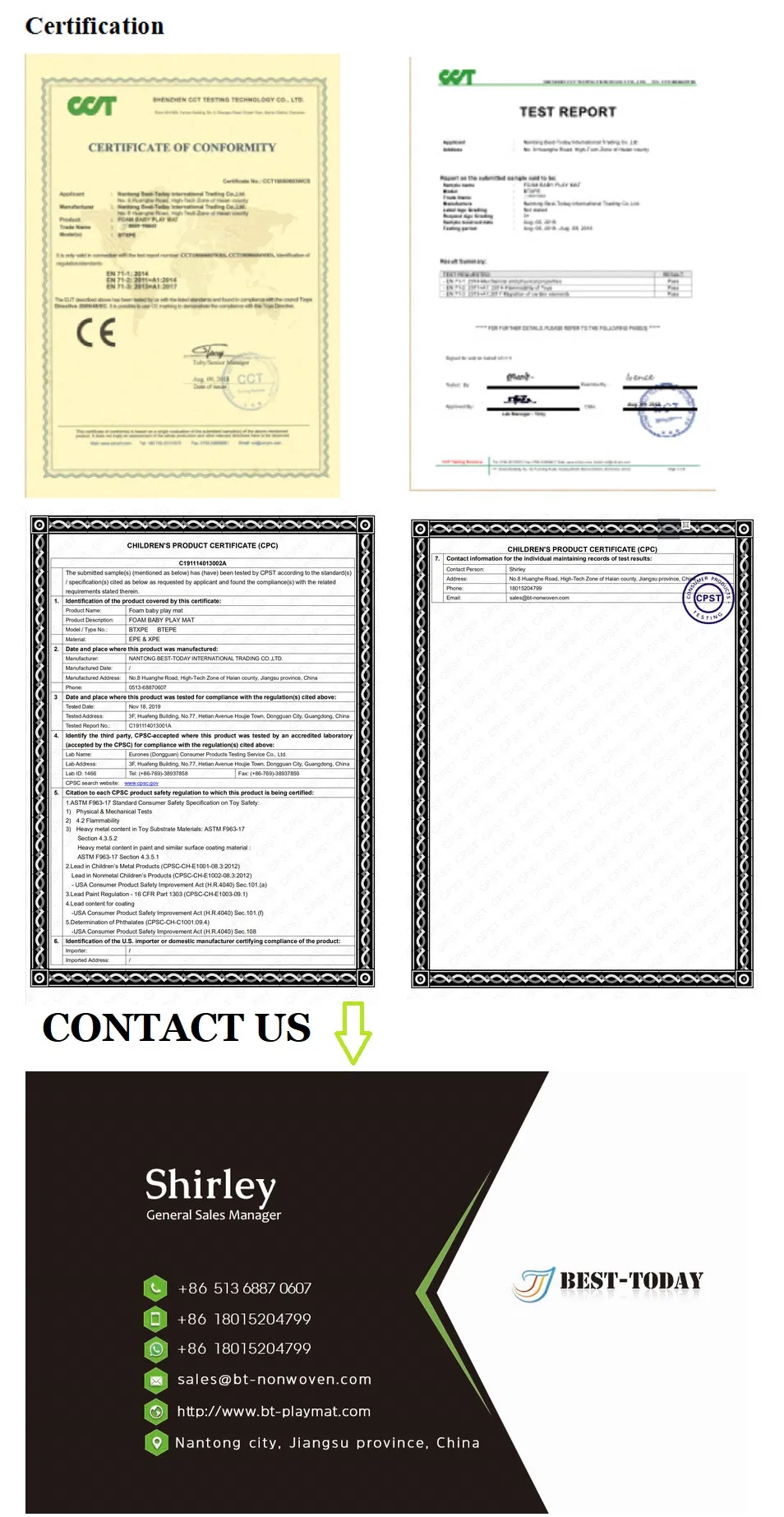 6 PCS XPE Kids Foam Play Alphabet ABC Plus Numbers Puzzle Mat for Children Education