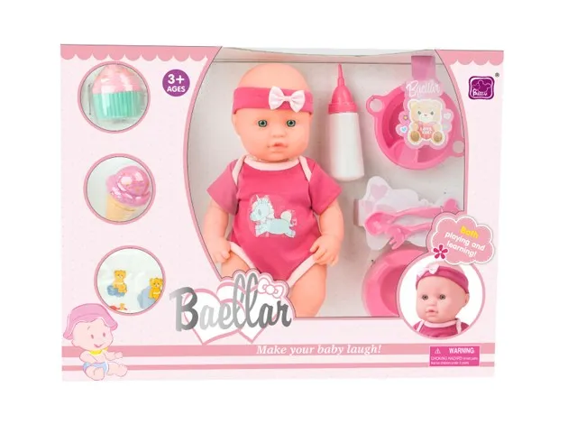 9 Inch Baby Doll Set Plastic Dolls Toy