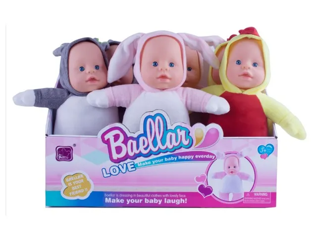 9 Inch Baby Doll Set Plastic Dolls Toy