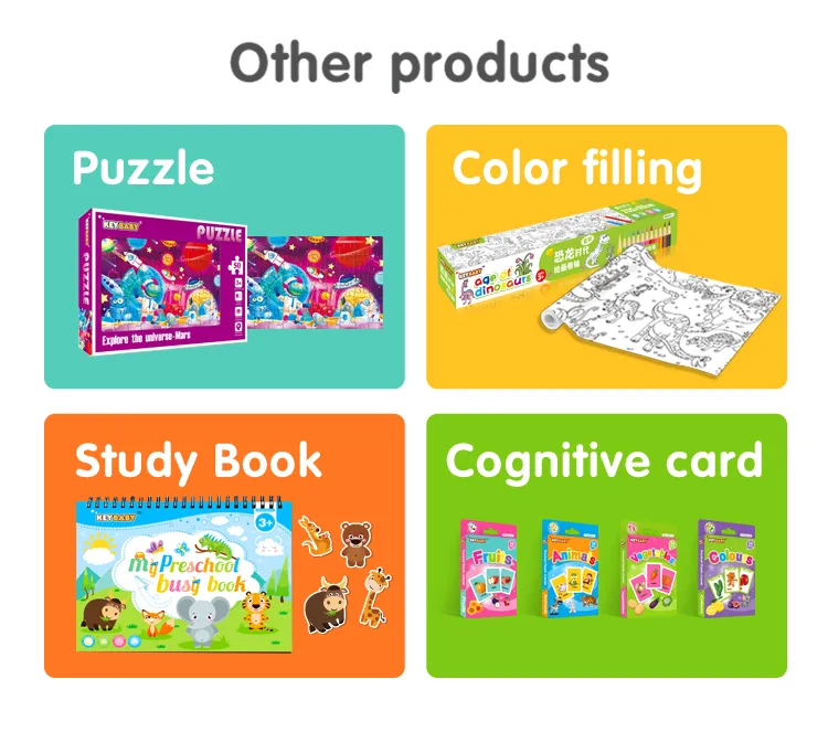 Amazon Baby Touch and Feel Board Books Sensory Children Educational Toys Activity Learning Quiet Busy Book for Kids Storybook