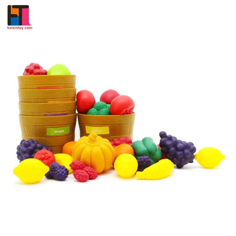 Amazon Educational Toys Preschool Learning Resources Plastic Fruit Toy Set for Kids