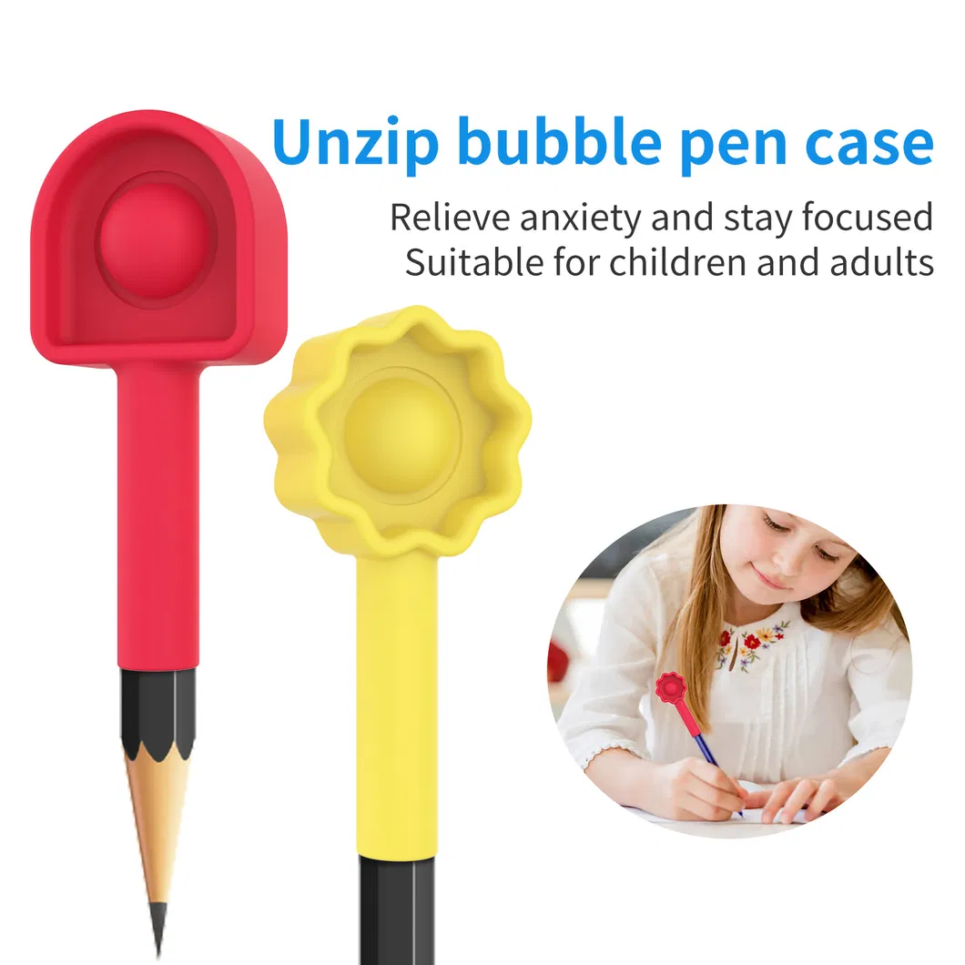Amazon Hot-Selling Learning Stationery Pen Cap Fidget Toy Pen Children′s Gifts