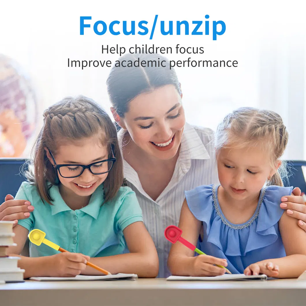 Amazon Hot-Selling Learning Stationery Pen Cap Fidget Toy Pen Children′s Gifts