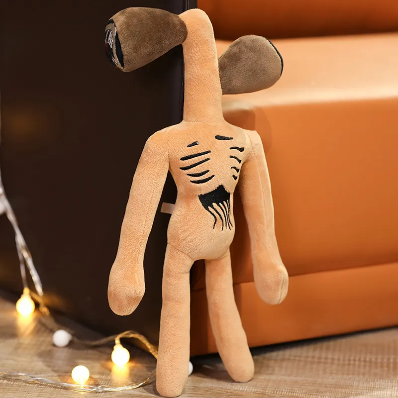 Anime Plushie Siren Head Plush Toy Black Cartoon Cat Stuffed Animals Doll Horror Sirenhead Peluches Toys for Kids