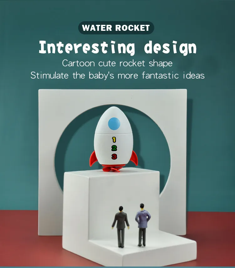 Baby Bathroom Bathtub Shower Water Spray Rocket Toddler Bath Toys