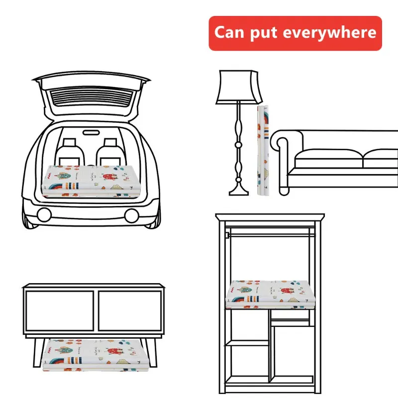 Baby Foam Playmat Waterproof Play Mat for Kids