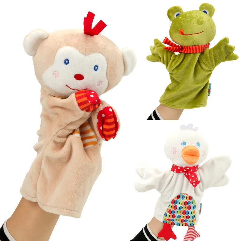Baby Hand Puppet Toy Baby Enlightenment Telling Stories to Comfort Dolls Children Kindergarten Plush Doll