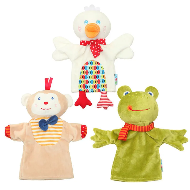 Baby Hand Puppet Toy Baby Enlightenment Telling Stories to Comfort Dolls Children Kindergarten Plush Doll