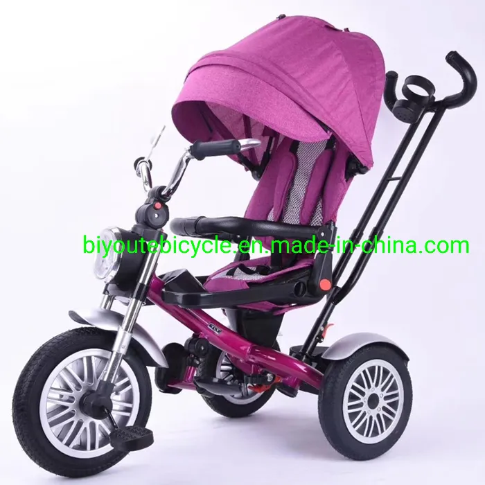 Baby Tricycle with Push Handle/ Wholesale Comfortable Tricycle Toddler