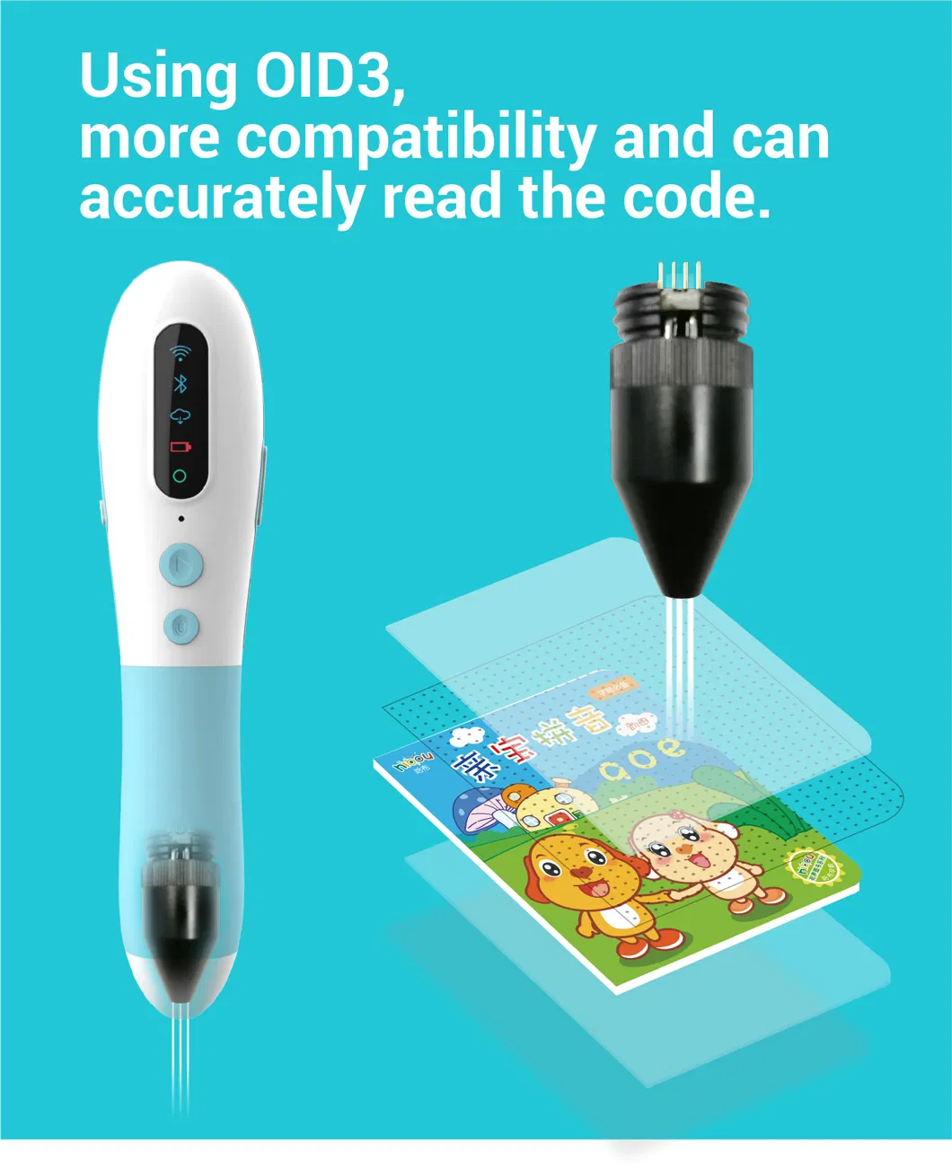 Best Selling Language Learning Machine/Talking Pen/Ai Talking Pen/ Recording Pen/ Musical Pen/ Sound Pen/ Speaker Pen for Preschool Kids′