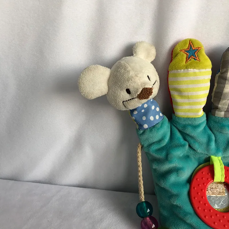 Children Early Education Mitten Tooth Glue to Accompany Children Health Plush Toys