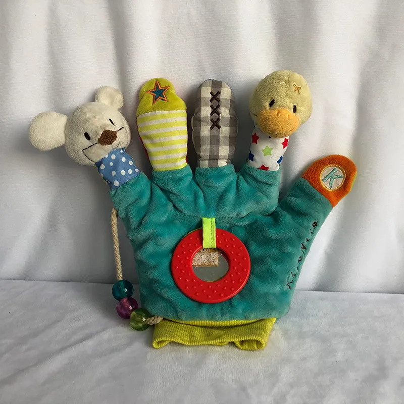 Children Early Education Mitten Tooth Glue to Accompany Children Health Plush Toys