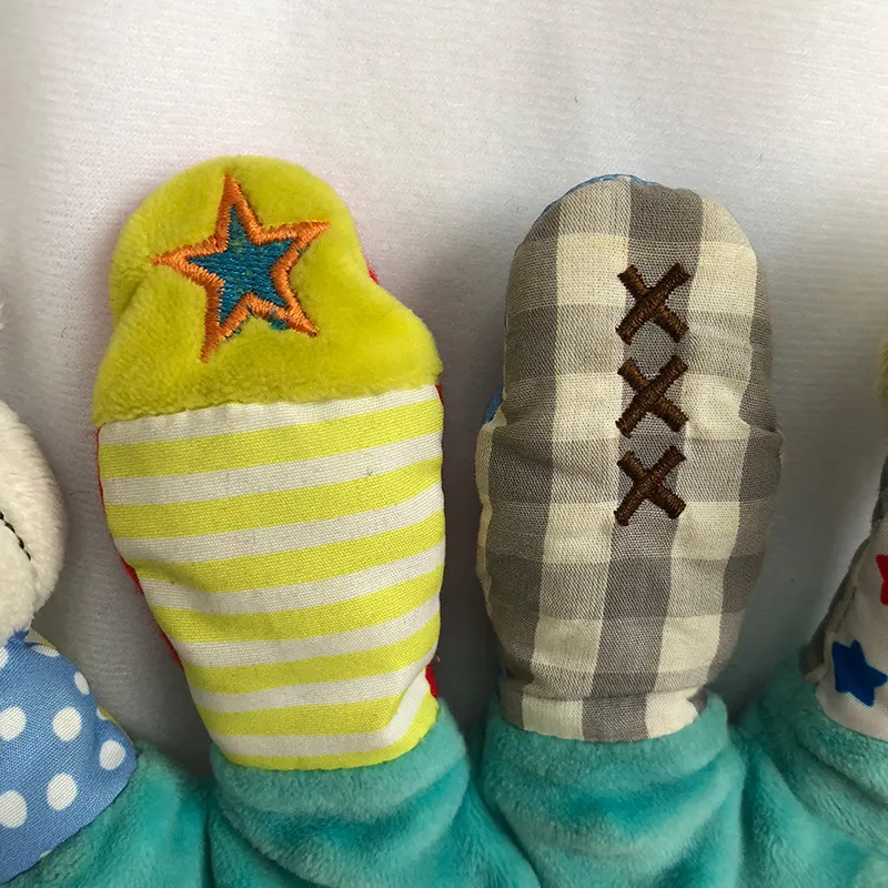 Children Early Education Mitten Tooth Glue to Accompany Children Health Plush Toys