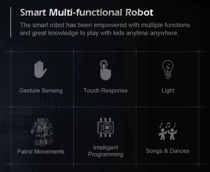 Children Electric Toy Remote Control Robot Gesture Sensing Dancing Robot Puzzle Educational Toy