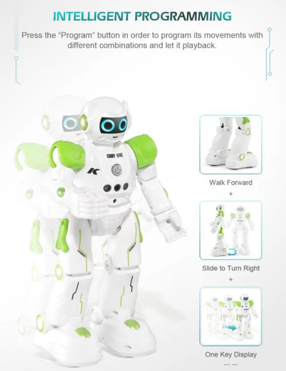 Children Electric Toy Remote Control Robot Gesture Sensing Dancing Robot Puzzle Educational Toy