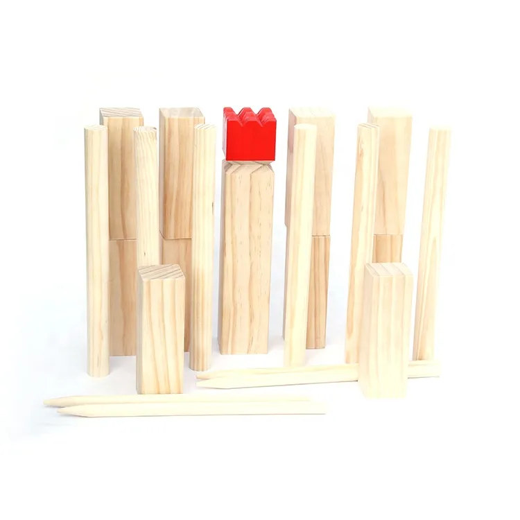 China Factory Sale DIY Childhood Enlightenmen Pine Cubes Wood Early Educational Toys