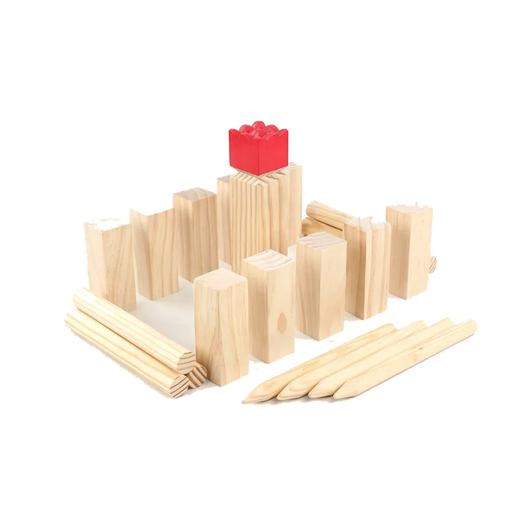 China Factory Sale DIY Childhood Enlightenmen Pine Cubes Wood Early Educational Toys