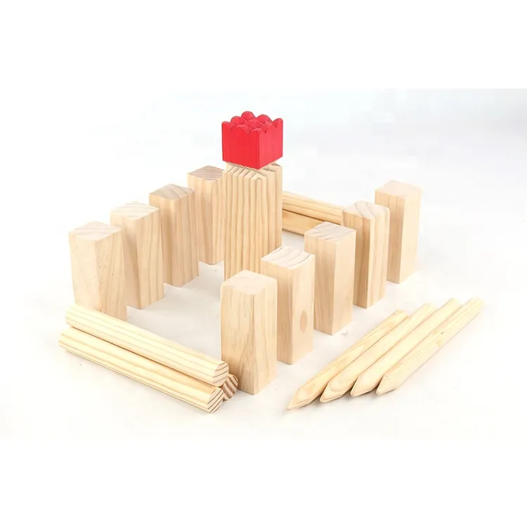 China Factory Sale DIY Childhood Enlightenmen Pine Cubes Wood Early Educational Toys