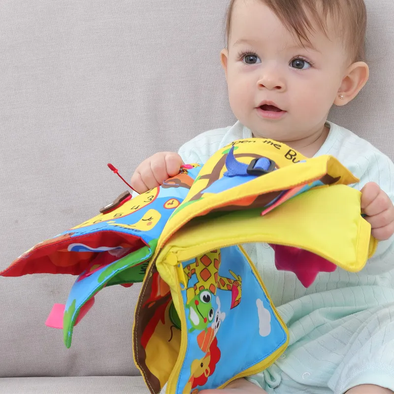 Cloth Baby Book Intelligence Development Educational Toy Soft Cloth Learning Cognize Books