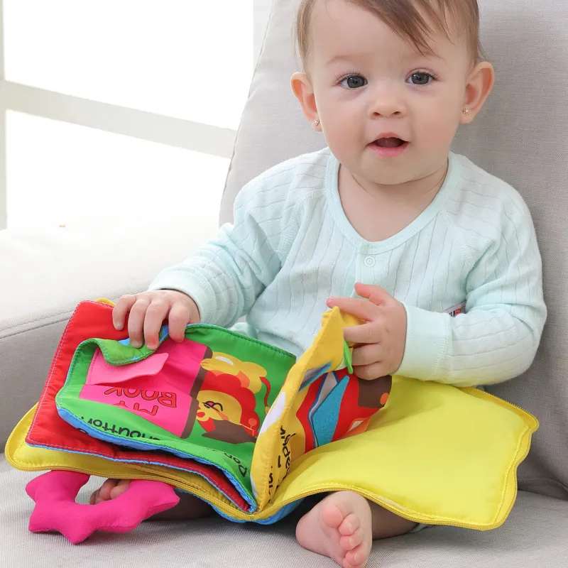 Cloth Baby Book Intelligence Development Educational Toy Soft Cloth Learning Cognize Books