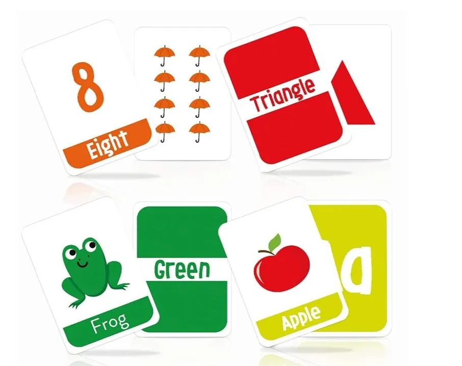 Custom Flash Learning Cards Educational Cards Alphabet Counting Matching Go Fish