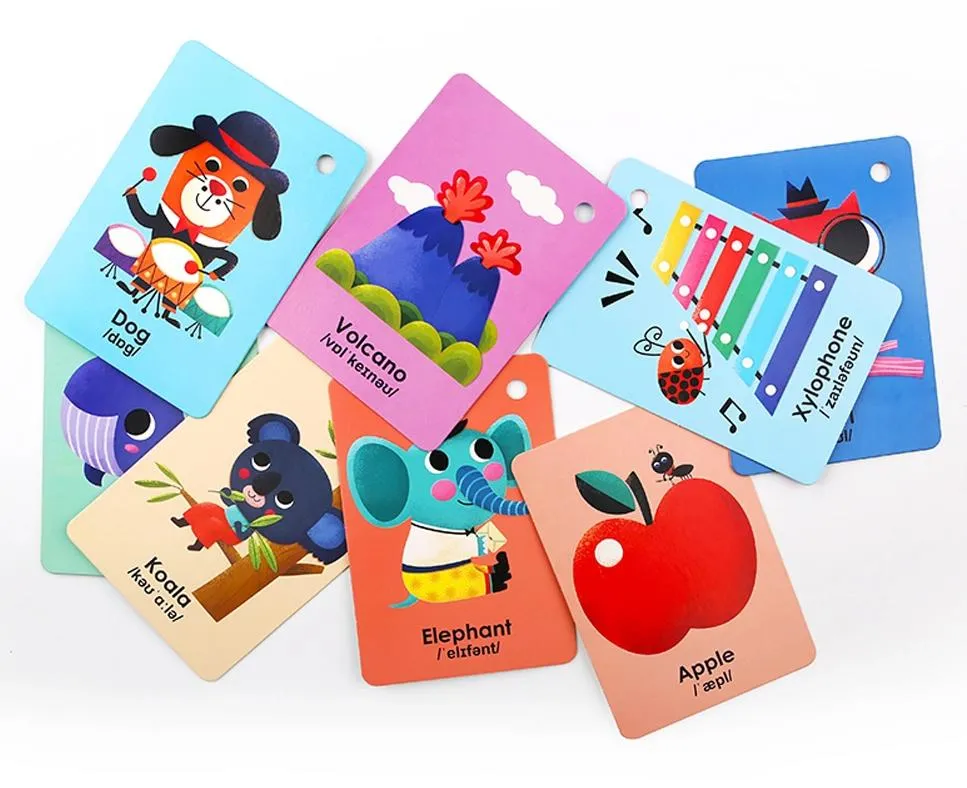 Custom Flash Learning Cards Educational Cards Alphabet Counting Matching Go Fish