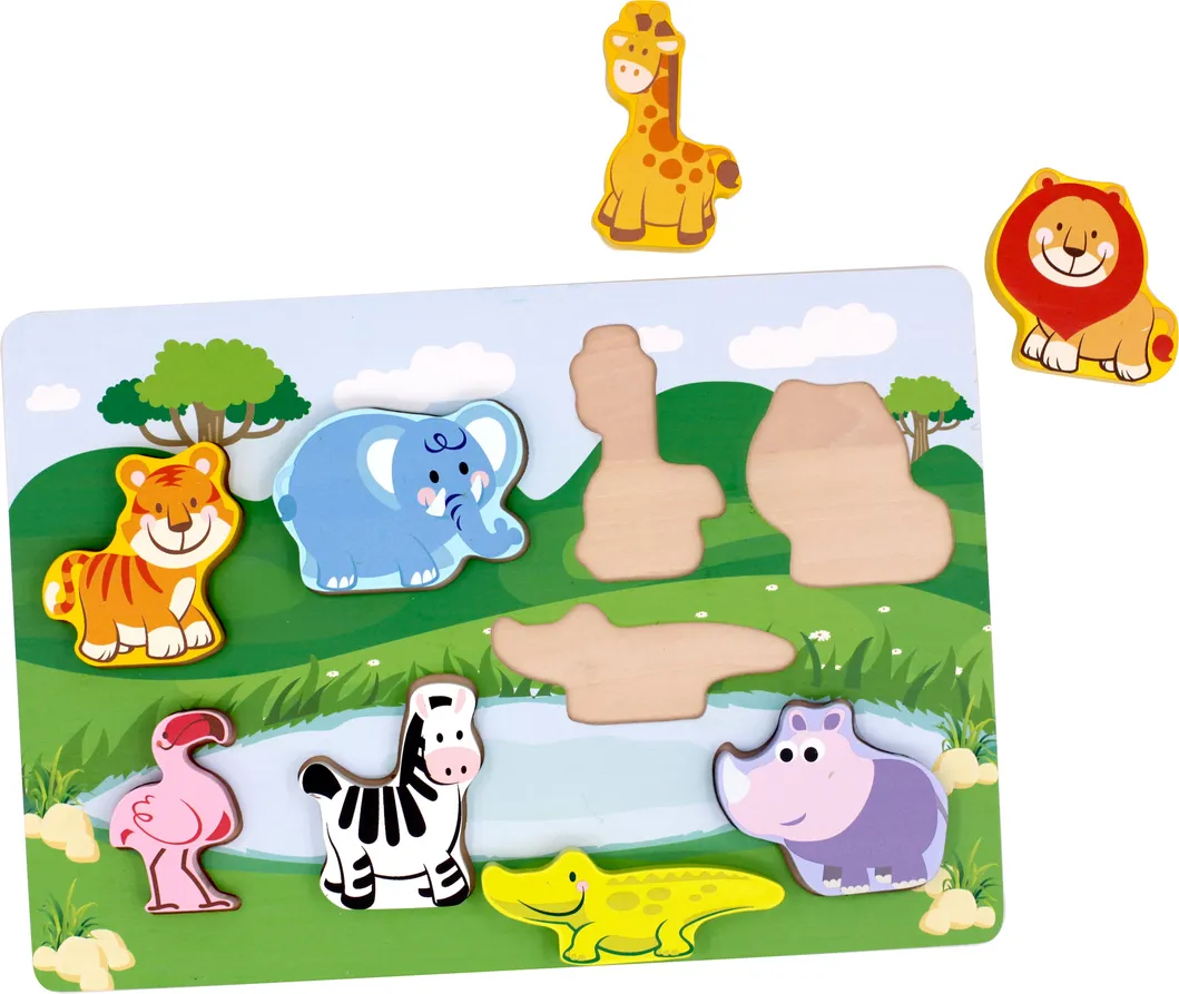 Custom Wooden Children & Prime Educational Toys Montessori Claw Nail Hand Circus Jigsaw Basswood Plywood Jigsaw Toy