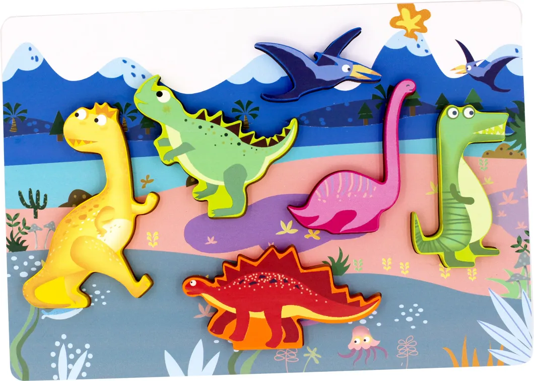 Custom Wooden Children & Prime Educational Toys Montessori Claw Nail Hand Circus Jigsaw Basswood Plywood Jigsaw Toy