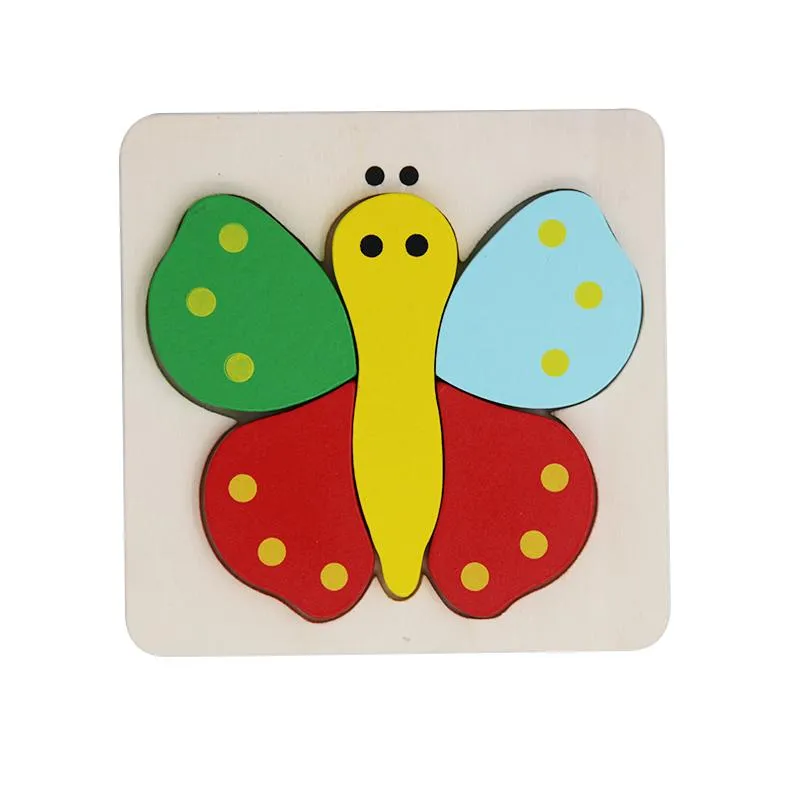 Custom Wooden Puzzle Children Educational Toys Montessori Blocks Puzzle