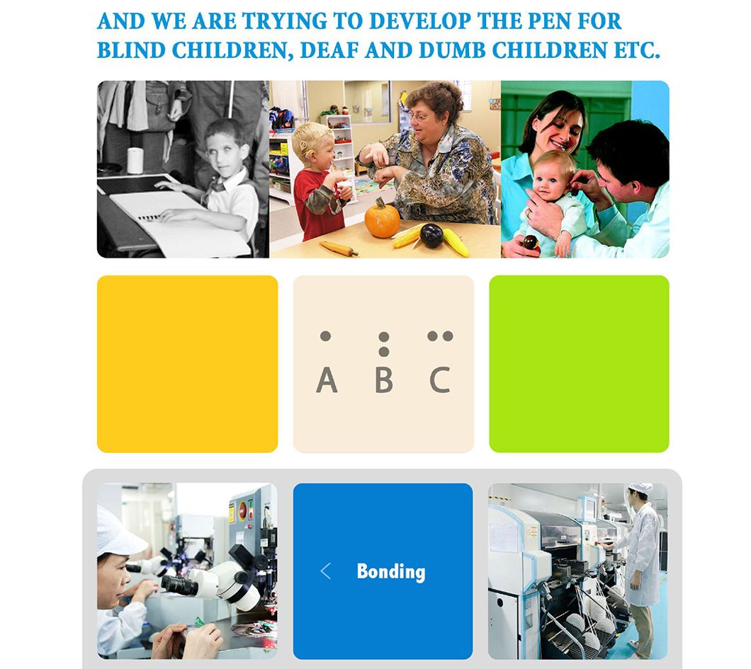 Cute Audio Oid Smart Reading Talking Digital Pen for Kids Learning and Read