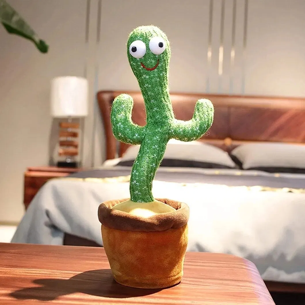 Dancing Cactus Singing Dancing Decoration Gift for Kids