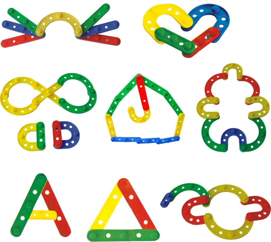 Develop Intelligence Various Styles Wooden Toys Kids Educational Large Building Blocks