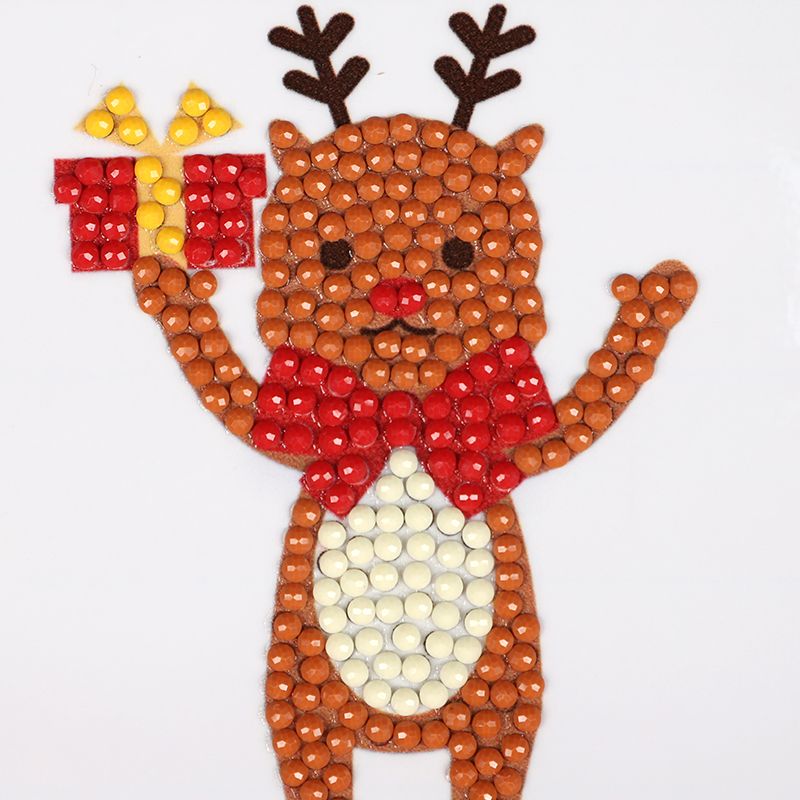 DIY Christmas Gifts Diamond Painting Stick Educational Toys Children Kid 5D Sticker Toy for Kids Boys Girls Teens