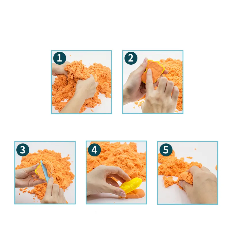 DIY Educational Kinetic Sand Toy Magic Space Play Sand